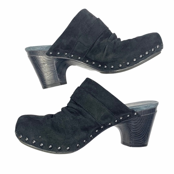 Dansko Nadine Suede Studded Clogs, Size 40 - Picture 8 of 9
